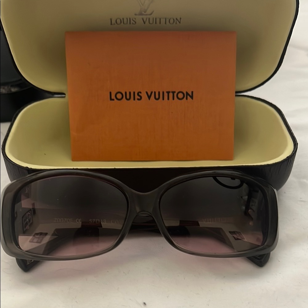 Louis Vuitton Brown Oversized Sunglasses